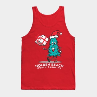 Holden Beach, NC Vacationing Christmas Tree Tank Top